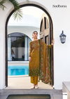 Ether By Sadhana Muslin Silk Printed Dress Material Exporters In India`

